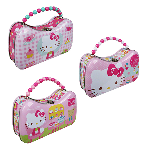 Hello Kitty Tin Scoop Purse Lunch Box Set